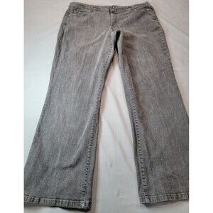 Style & Co Women’s Gray Bootcut Jeans Size 18W Petite Tummy Control Stretch